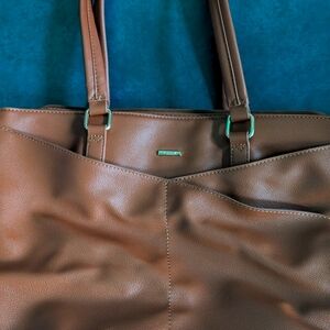 Brown Commuter Handbag